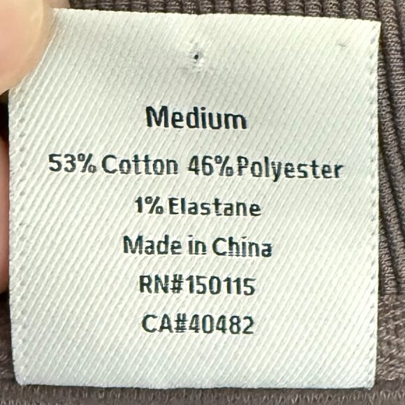 Varley Vine Ottoman Half Zip Pullover / Deep Charcoal / Size Medium - Picture 3 of 3